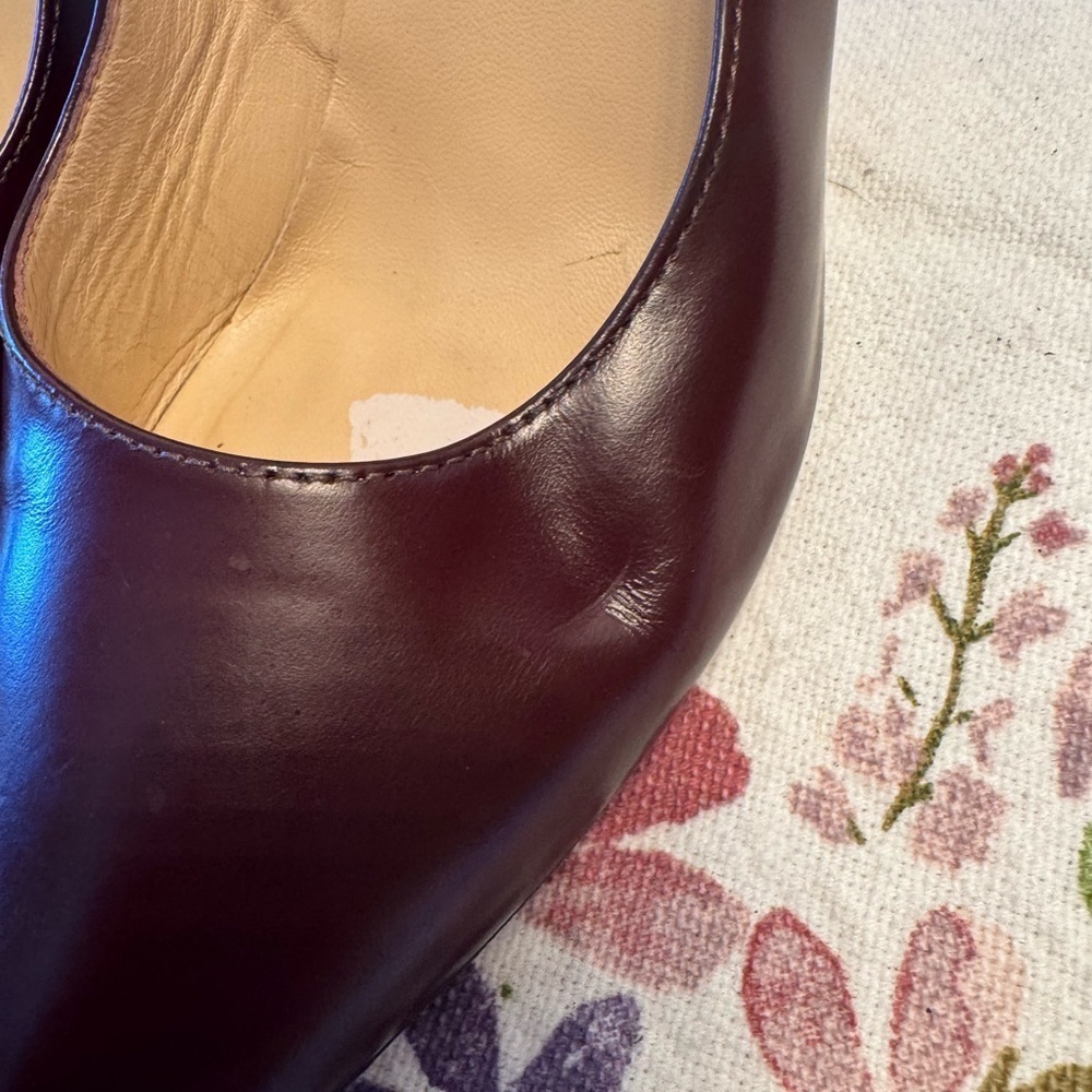 Coach Womens Shoes Leather Made in Italy Italian Gennie Heels Pumps Size 10 - Picture 7 of 13